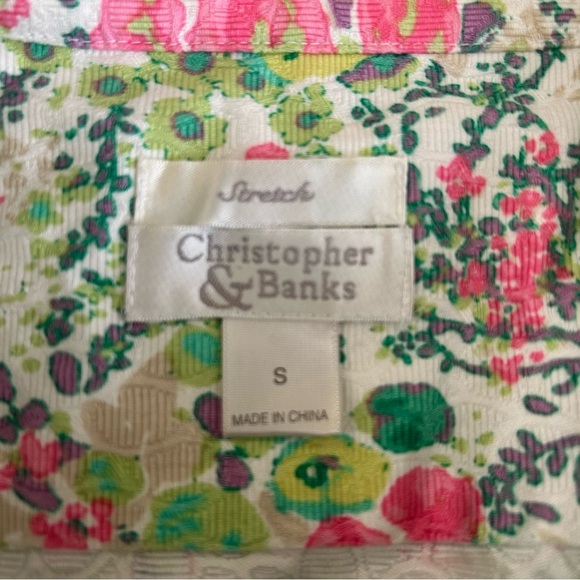 Christopher and Banks | Floral Women's Jacket - Picture 9 of 10